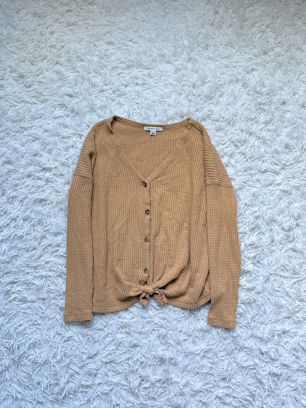 American Eagle Waffle Knit Sweater